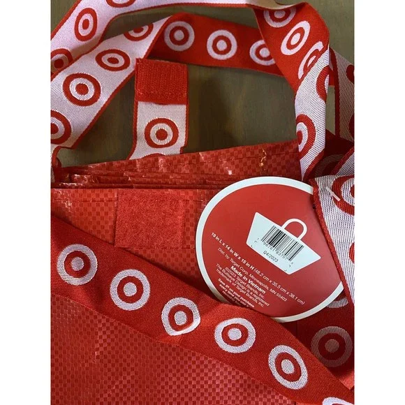 Target Extra Large Recycled Reusable Red Bag 15"x19"14" Ships Quick NEW w/ Tag - Picture 4 of 8
